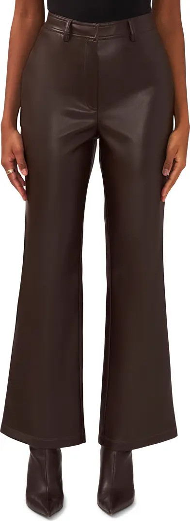 High Waist Bootcut Faux Leather Pants | Nordstrom