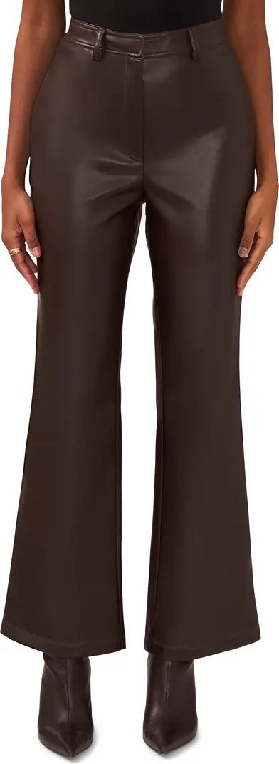High Waist Bootcut Faux Leather Pants | Nordstrom