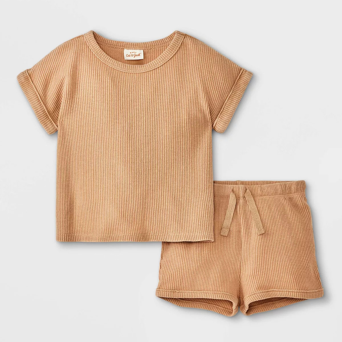 Baby Waffle Top & Bottom Set - Cat & Jack™ | Target