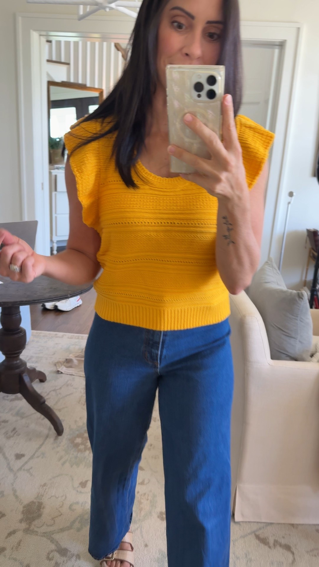 New arrival at Walmart- love this yellow top for the summer! 



#LTKOver40 #LTKStyleTip #LTKWorkwear
