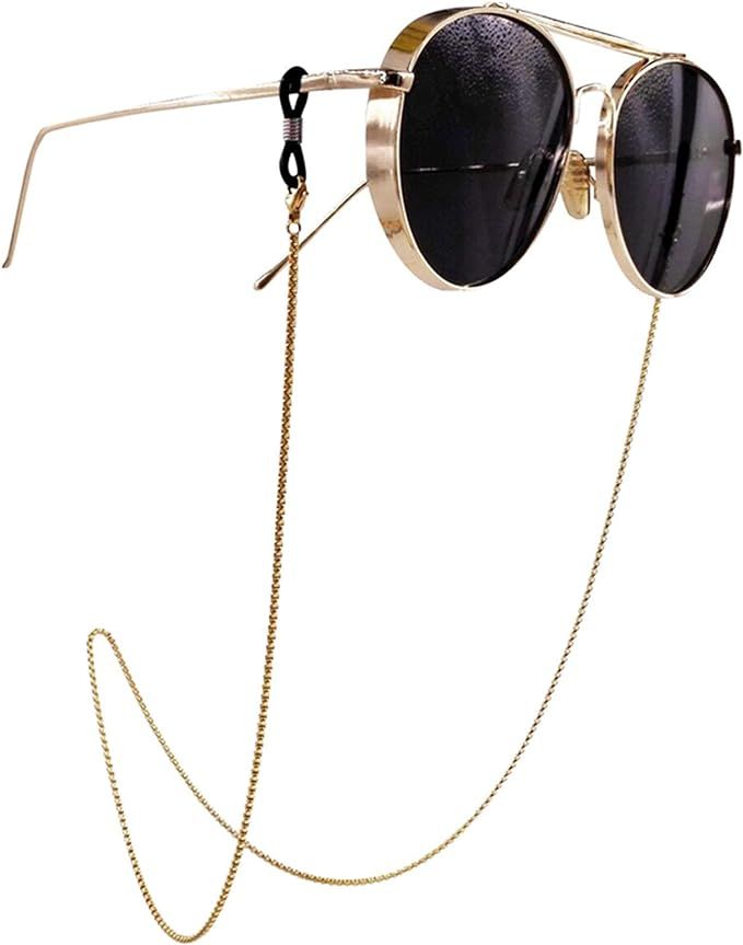 Eyeglass Chain - Kalevel Stainless Steel Sunglass Strap Eyeglass Strap Holder | Amazon (US)