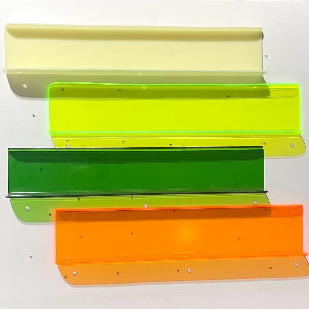 Acrylic Shelf 19” W/rounded Edges, Multiple Color Options, Neon Orange, Neon Green, Emerald Gre... | Etsy (US)