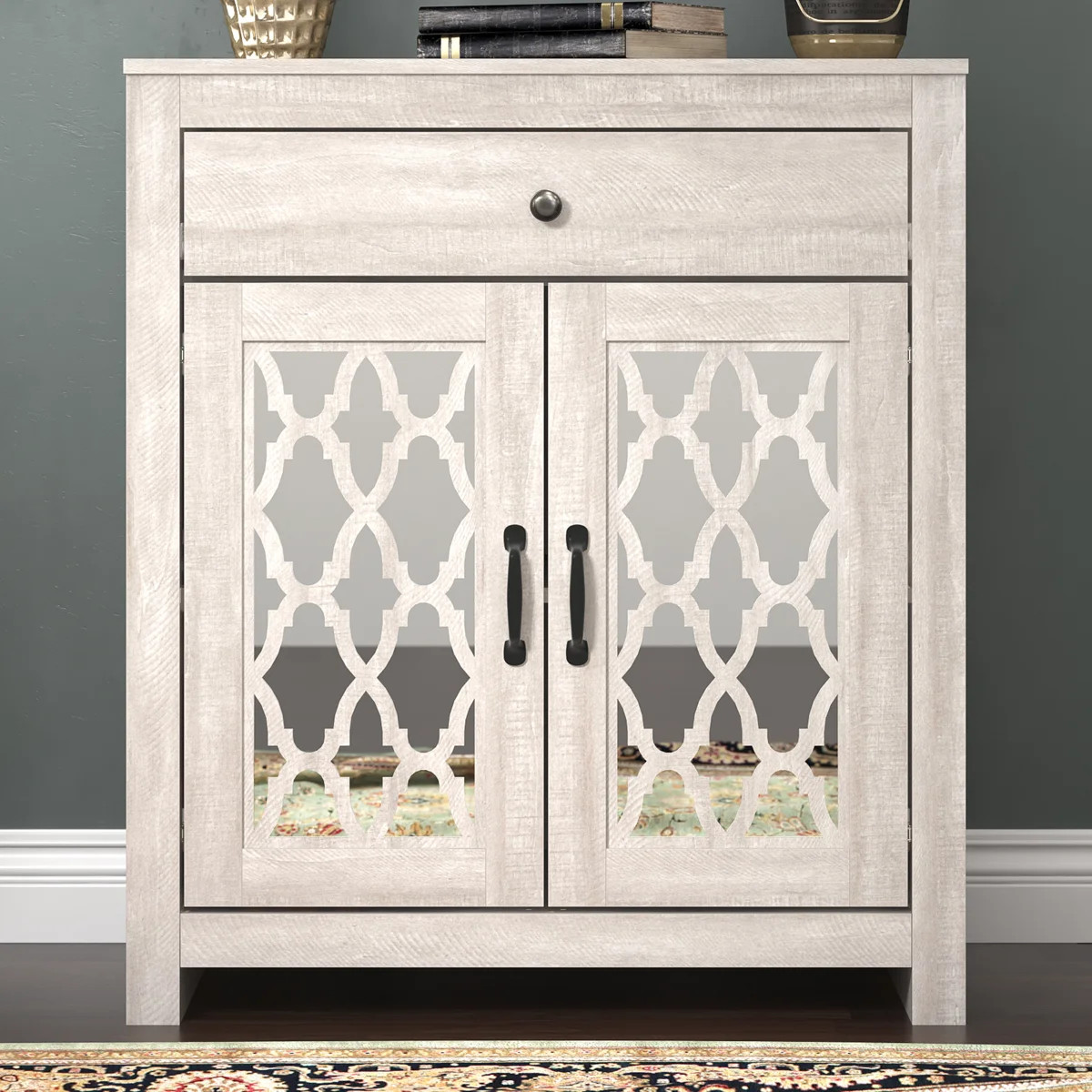 Chessani 35.4'' Tall 2 Door Accent Cabinet | Wayfair North America