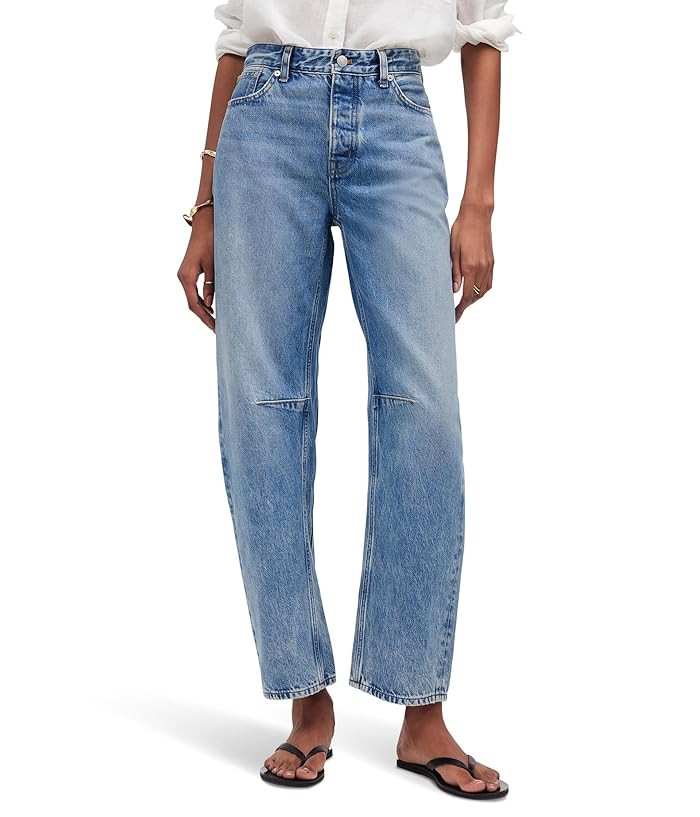 The Darted Barrel-Leg Jean In Dobbins Wash | Zappos