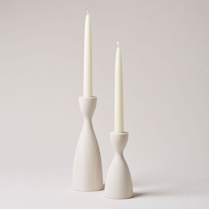Farmhouse Pottery Pantry Candlesticks | West Elm (US)