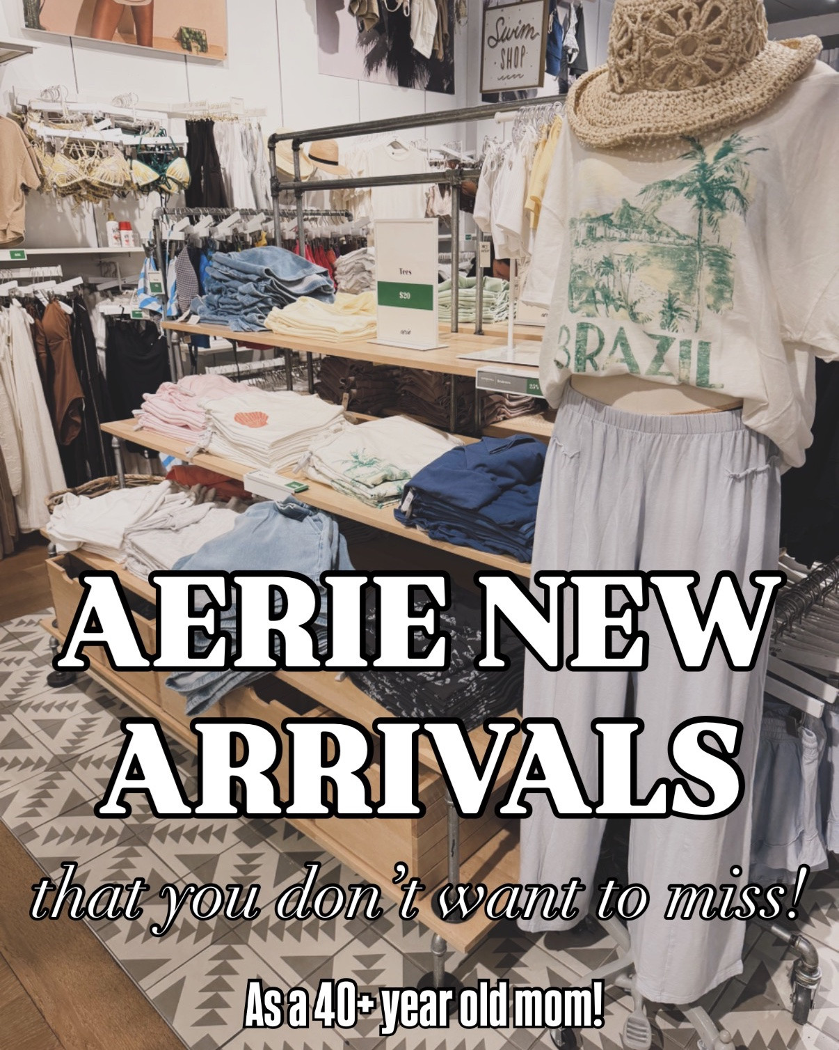 Aerie sale! All the aerie new arrivals that caught my eye!

What size am I wearing?
Jenas- xs regular
Jean shorts - all smalls
Dress- small
Sweatshirt - I’m wearing a large but ordered an xs
Set - xs in top, small in bottoms
Button down- small but it is oversized on me

#LTKootd #LTKmomlife #LTKOver40