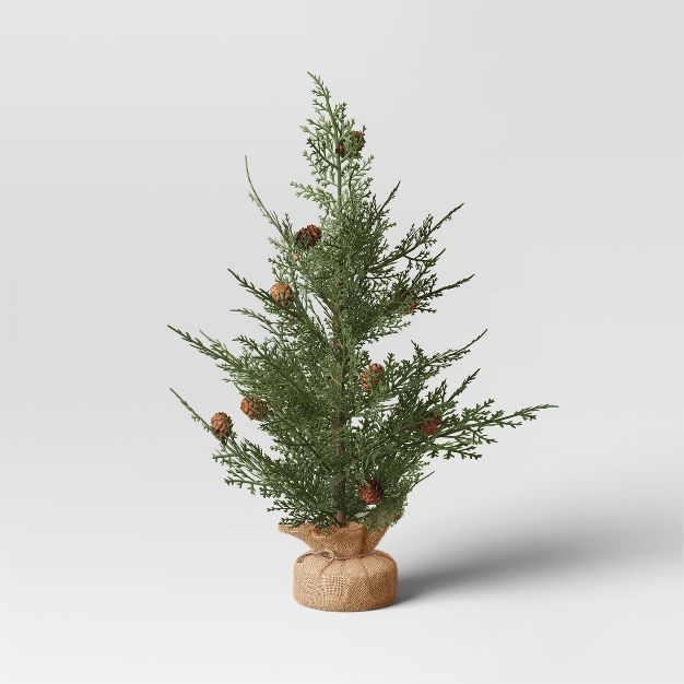22" Cedar Artificial Tree with Pinecones - Threshold™ | Target
