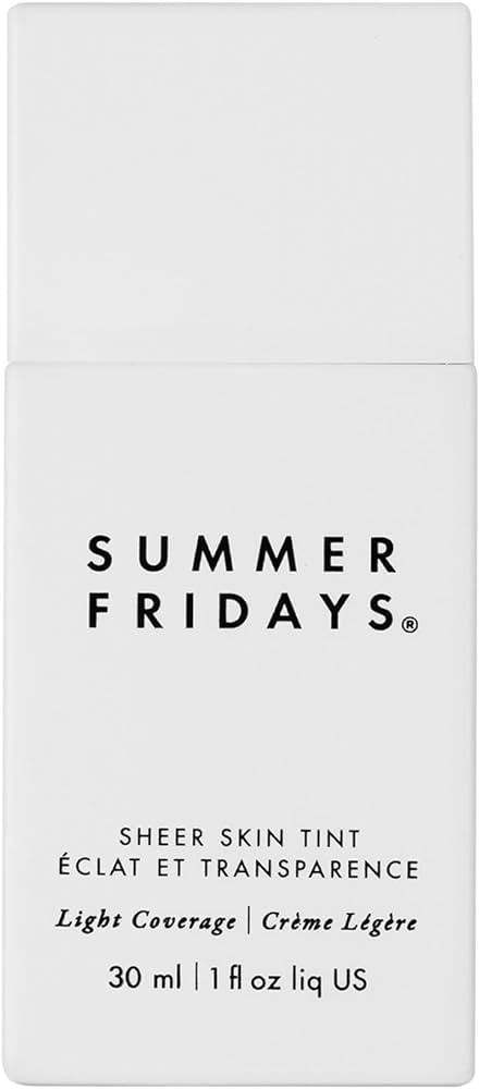 Summer Fridays Sheer Skin Tint with Hyaluronic Acid + Squalane - Shade 1, Fair with Neutral Peach... | Amazon (US)