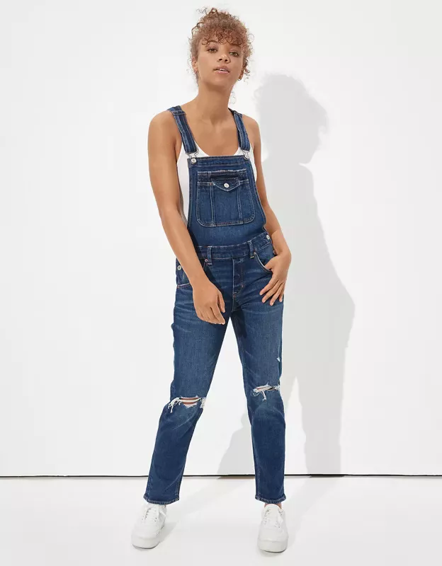 AE Denim Tomgirl Overall