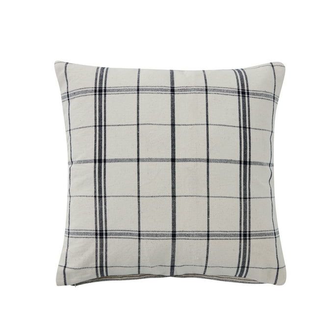 My Texas House Stafford Woven Reversible Plaid Stripe Square Decorative Pillow Cover, 20" x 20", ... | Walmart (US)