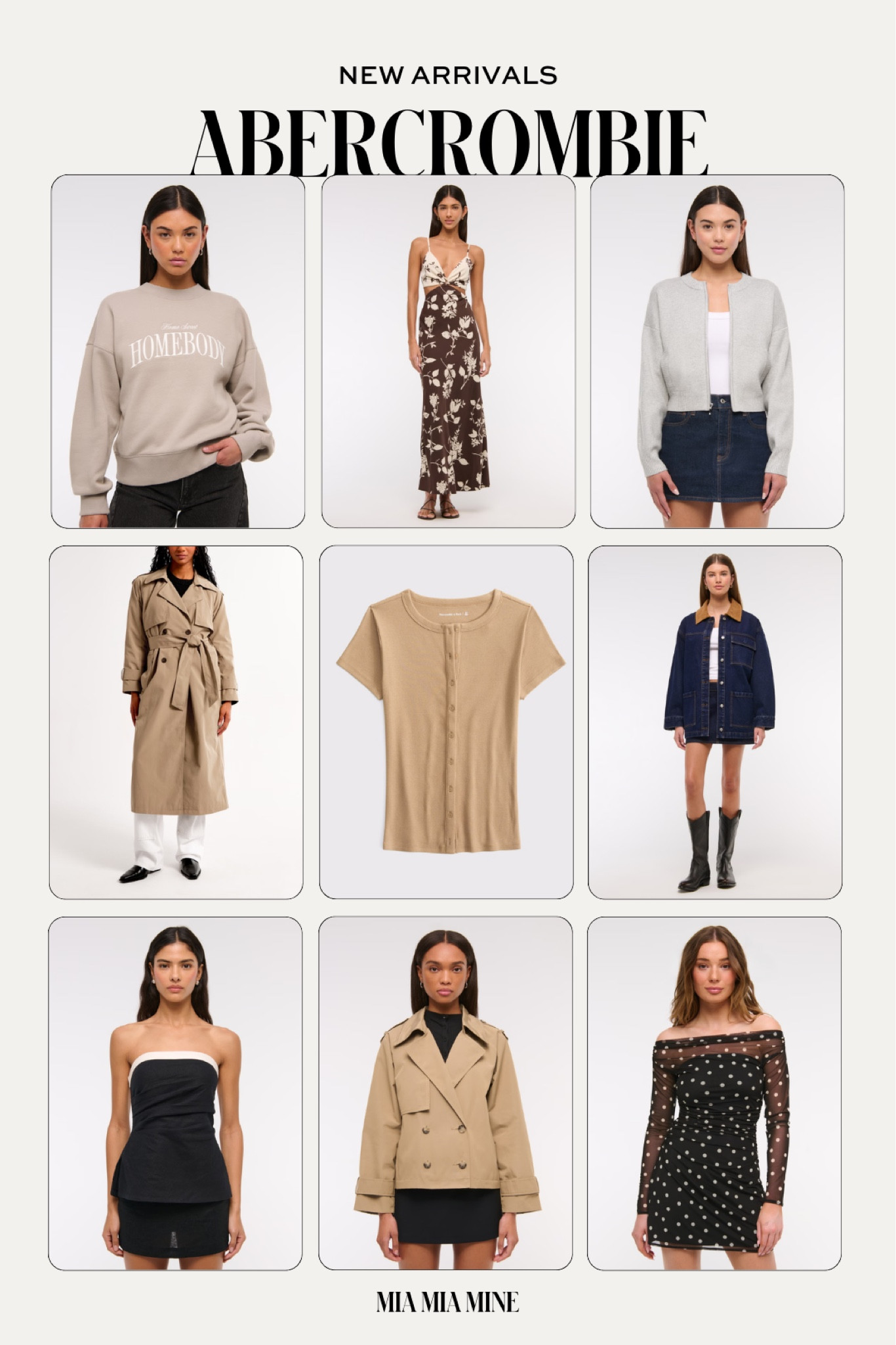 Abercrombie new arrivals on sale
Save 20% off trench coats, sweaters and resort dresses 

#LTKSeasonal #LTKFindsUnder100 #LTKSaleAlert