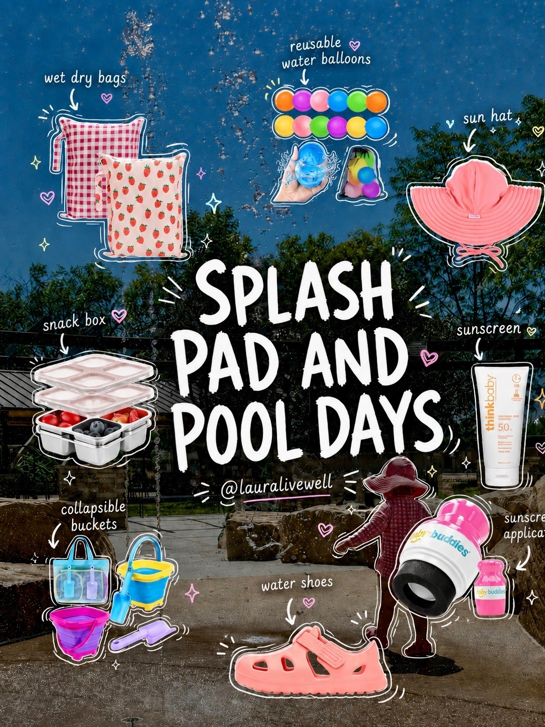 Toddler pool and splash pad day essentials! Everything you need for a good time. 🌞💦

#LTKmomlife #LTKBaby #LTKKids