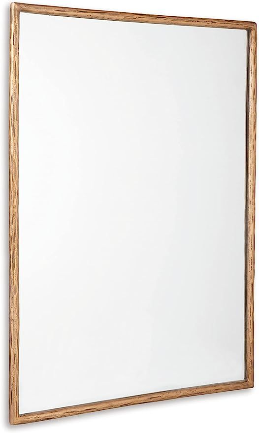 Signature Design by Ashley Ryandale Antique 48.5" Rectangular Aluminum Accent Mirror, Metallic | Amazon (US)