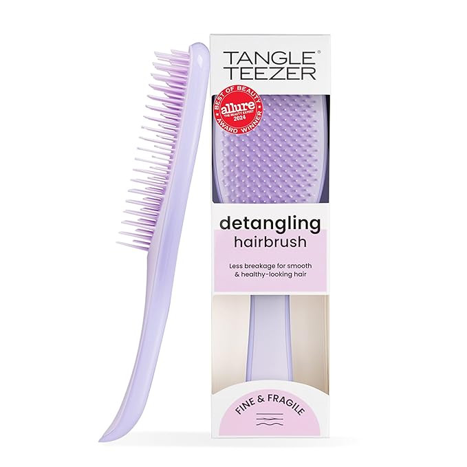 Tangle Teezer Fine & Fragile Ultimate Detangler Brush, Dry & Wet Hair Brush to Detangle & Reduce ... | Amazon (US)