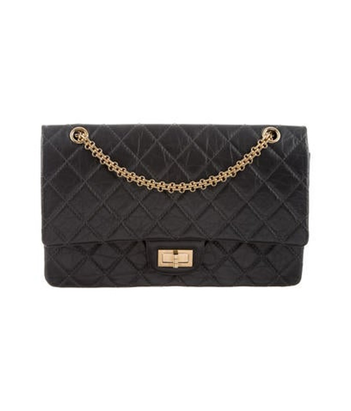 Chanel Reissue 227 Double Flap Bag Grey Chanel Reissue 227 Double Flap Bag | The RealReal