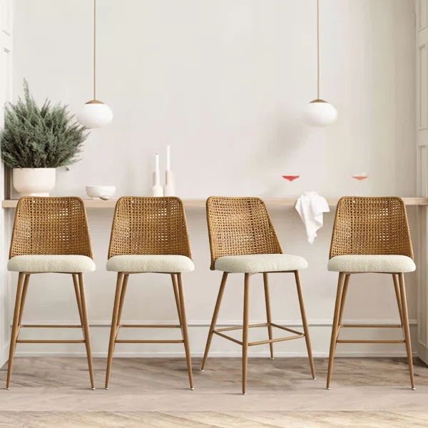 Camili 27'' Counter Stool （Set of 4） | Wayfair North America