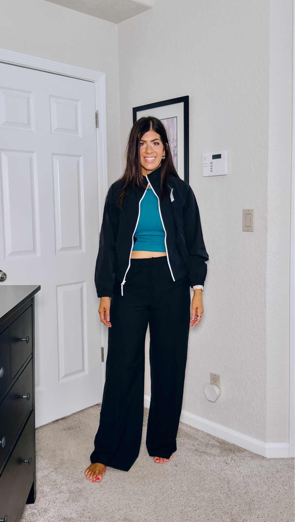 Old navy try on
In a medium track jacket, medium tank, medium tall pants

#LTKSaleAlert #LTKMidsize #LTKTall