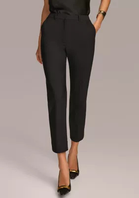 Donna Karan New York Women's Slim Pants, Black, 12 | Belk