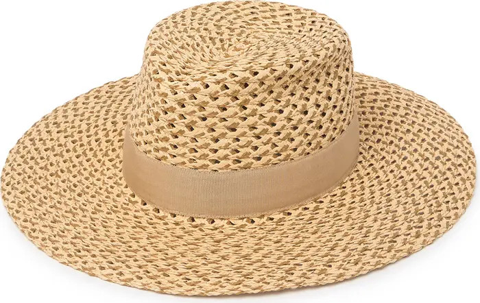 Cannes II Wide Brim Woven Fedora | Nordstrom Rack