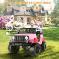 Funcid 12V Kids Powered Ride on Truck Car with Parent Remote Control, Bluetooth Music, Spring Sus... | Walmart (US)
