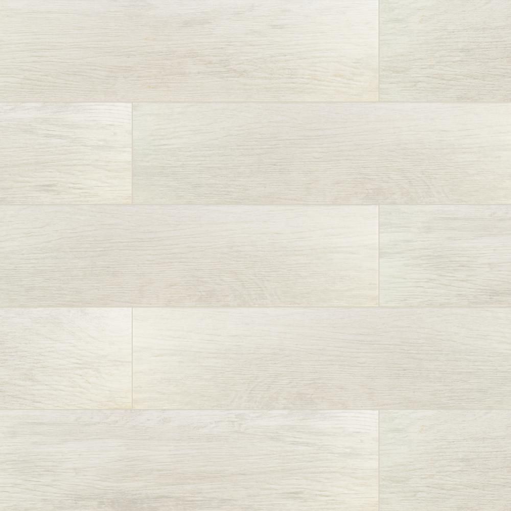 TrafficMaster Capel Bianco 6 in. x 24 in. Matte Ceramic Floor and Wall Tile (17 sq. ft./Case)-NHD... | The Home Depot