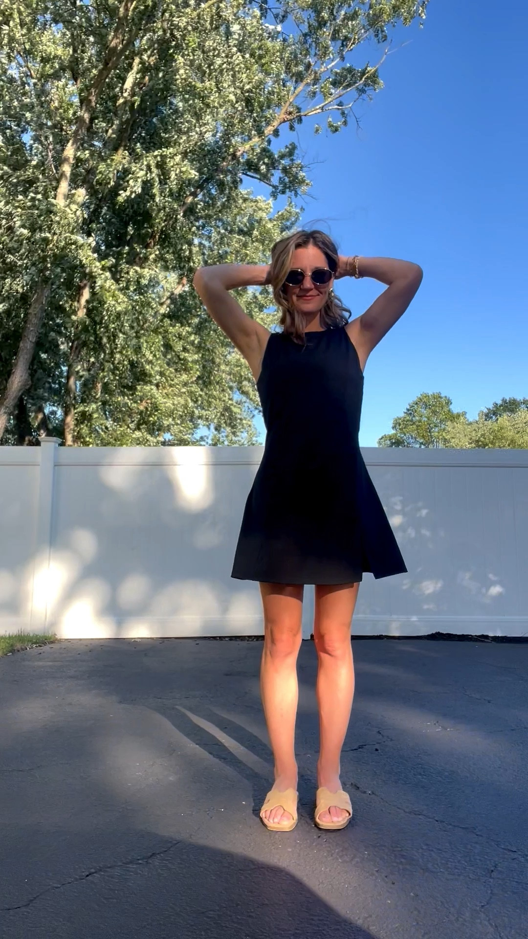 Size small. High neck / black sports dress/ skort. 

#LTKActive #LTKFindsUnder100 #LTKPetite