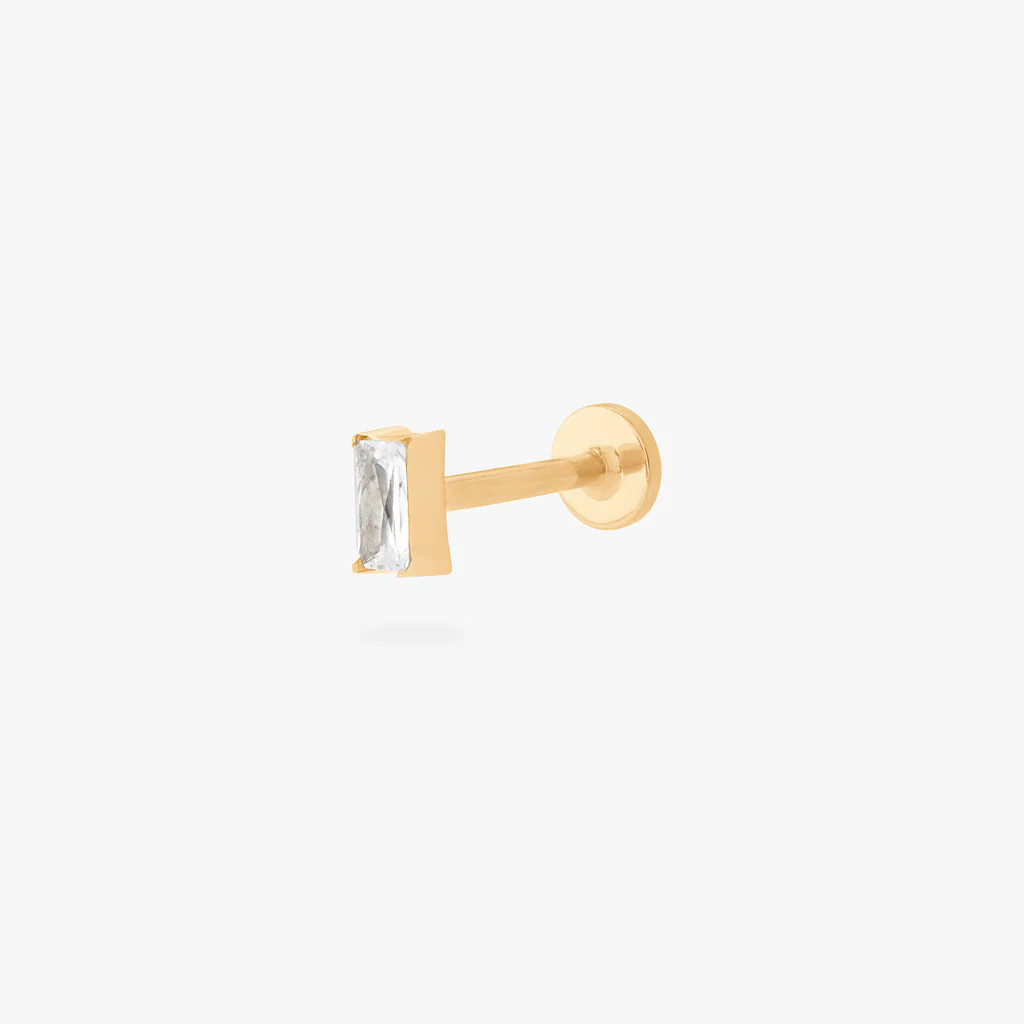 Baguette Flatback Stud | Studs