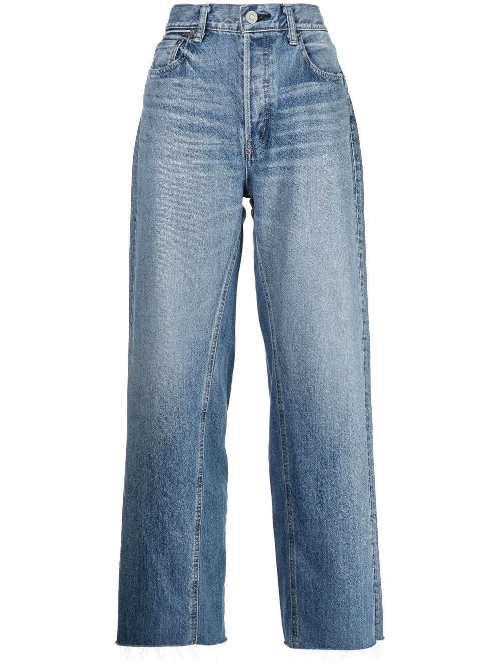 Moussy Vintage high-rise wide-leg Jeans - Farfetch | Farfetch Global