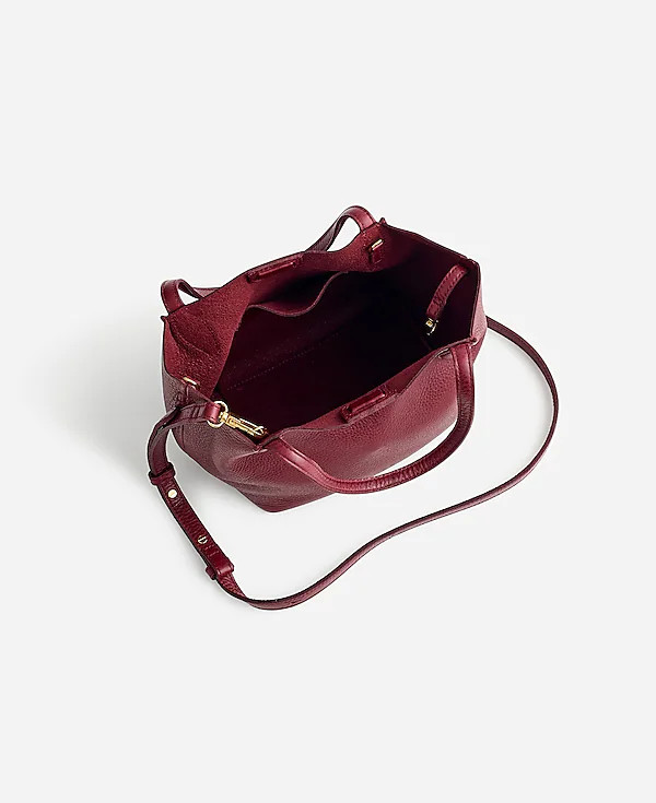 The Mini Shopper Tote in Soft Grain Pebbled Leather | Madewell | Madewell