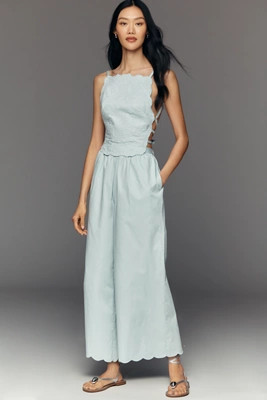 100% Cotton Quilted Apron Jumpsuit | Anthropologie (US)