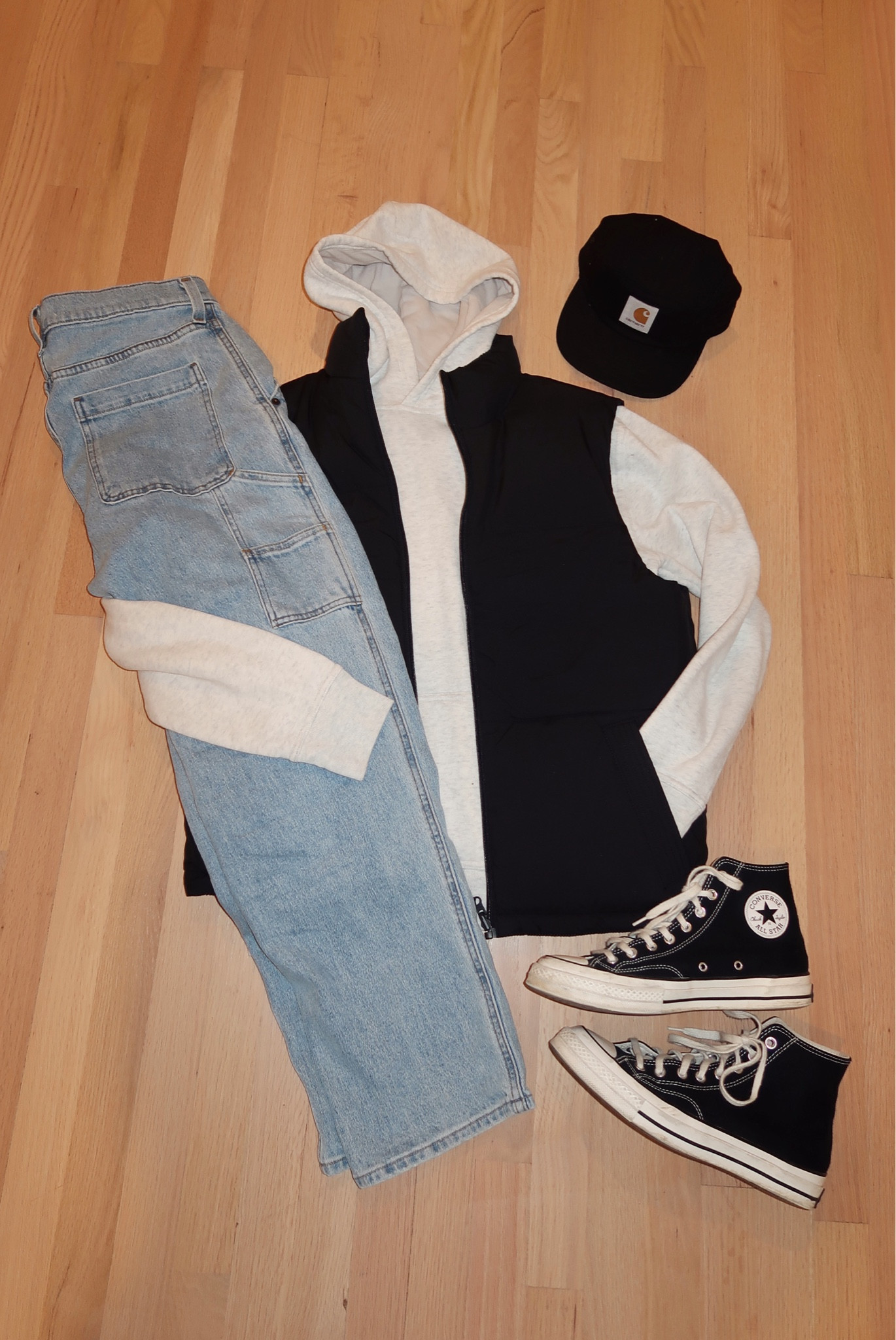 A vest layered over a hoodie always makes a good fit! 🙌🏼

Men’s outfit | Vest | Carhartt | Vintage 

#LTKSeasonal #LTKMens