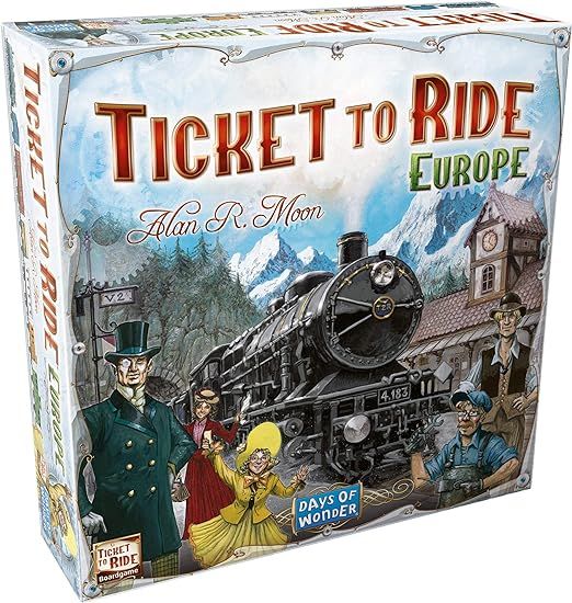 Amazon.com: Ticket to Ride Europe Board Game | Family Board Game | Board Game for Adults and Fami... | Amazon (US)
