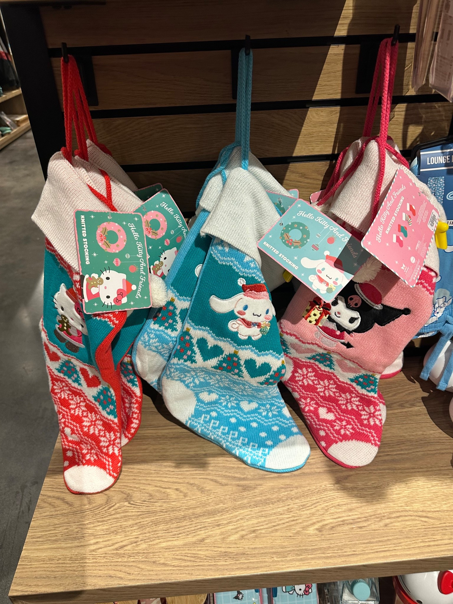 🎄✨ The cutest Sanrio stockings are here from BoxLunch  featuring Hello Kitty, Cinnamoroll, and Kuromi! Each one is perfectly detailed and adds a touch of kawaii magic to your holiday decor.
Whether you’re decorating, gifting, or collecting, these Sanrio Christmas stockings make the sweetest addition to any festive setup. Perfect for every Sanrio fan or Hello Kitty lover this holiday season! 💕


#LTKHoliday #LTKGiftGuide #LTKSeasonal