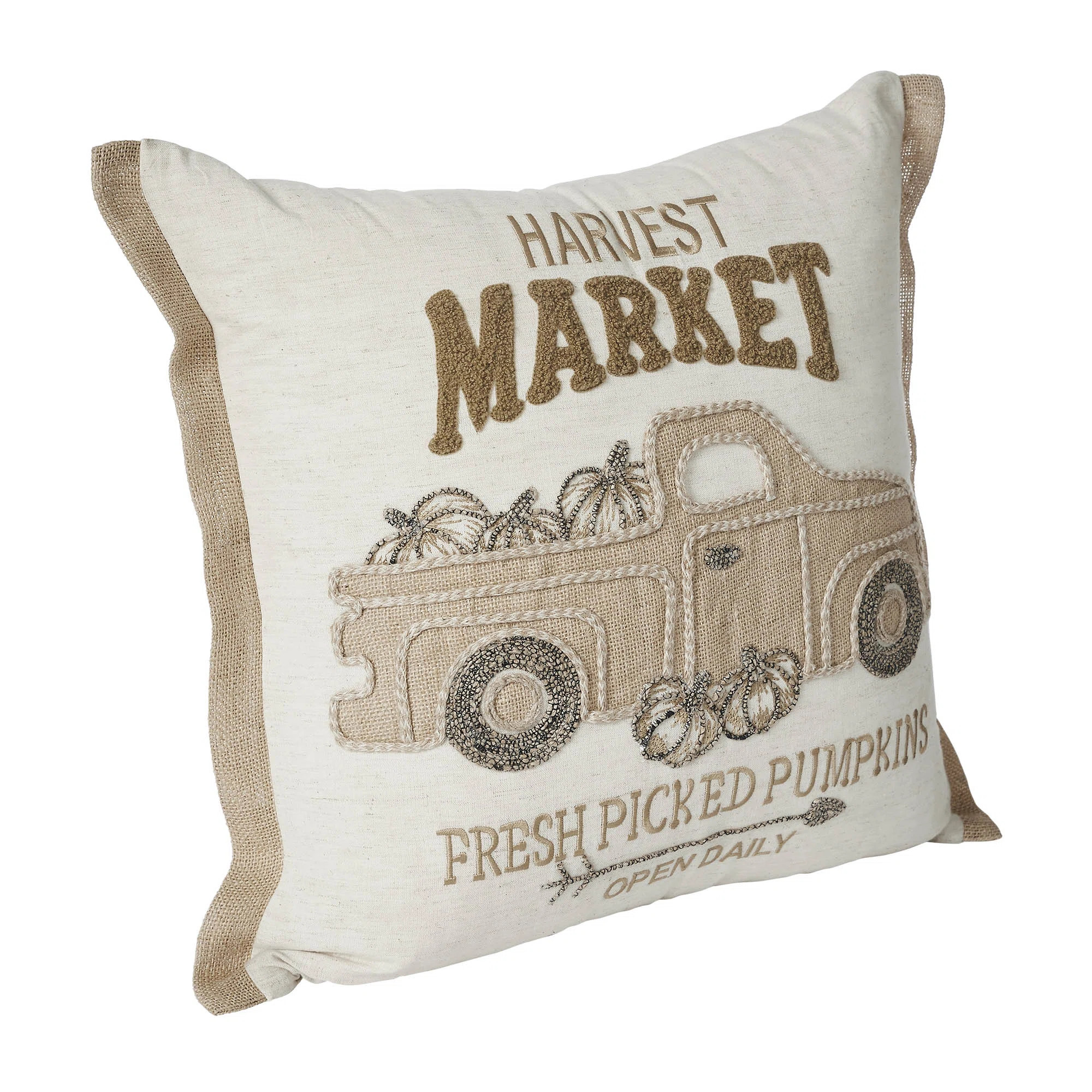 VHC Brands Pumpkin Bounty Cotton Reversible Throw Pillow | Wayfair | Wayfair North America