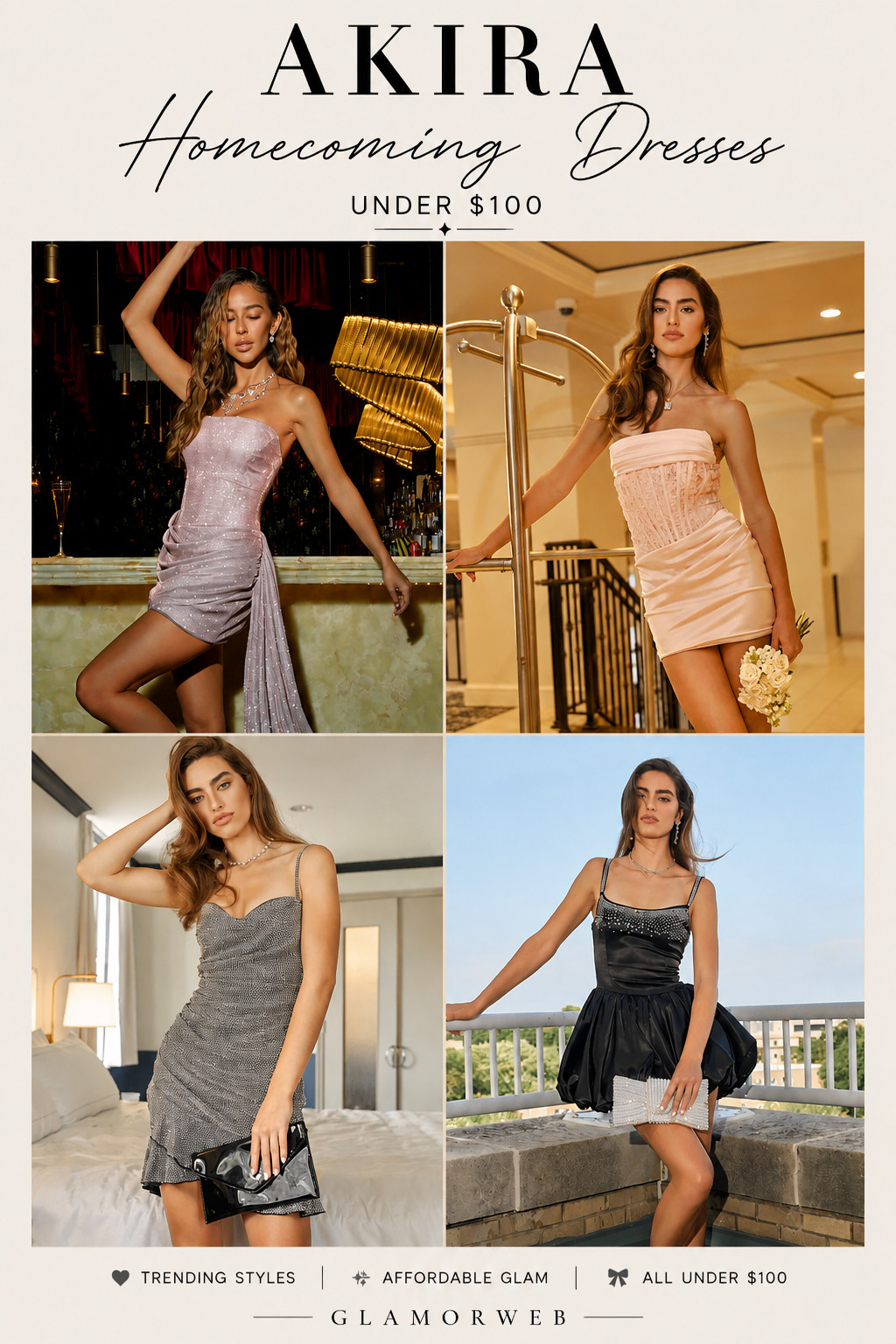Okay but these Akira homecoming dresses?? SO gorgeous, so sexy, so flattering 😍✨ The ultimate mini party dress lineup for homecoming, NYE, holiday parties & every glam night in between. Think sequins, pearls, satin, lace, and all the glittery details that make you feel THAT girl… and yes, all under $100 (!!). Running, not walking for these ✨💃

#akiradresses #homecomingdress #minidress #partydress #nyedress #holidaypartyoutfit #sequindress #pearldress #glitterdress #satindress #lacedress #budgetfashion #under100 #affordablefashion #partyoutfits #nightoutlook #dressinspo #fallfashionfinds #winteroutfits #trendystyle #ltkstyle #ltkunder100 #ltkfashion #amazonstylefinds #viraloutfits #outfitinspo #styleinspo #glamlook #goingoutoutfit #ootd 

 #LTKgrwm #LTKSeasonal #LTKU