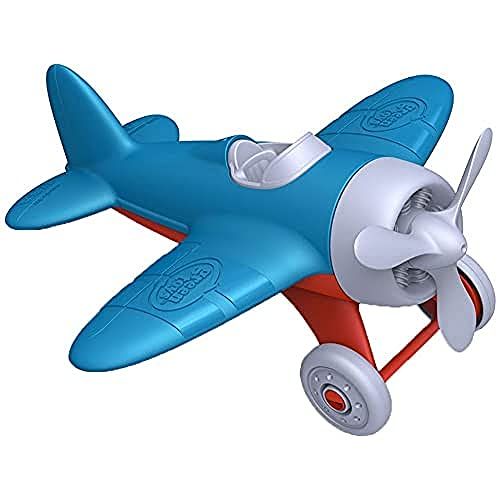 Green Toys Airplane - BPA, Phthalates Free, Blue Air Transport Toy for Introducing Aeronautical Know | Amazon (US)