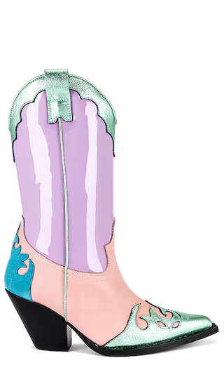 Western Boot in Turquoise & Apple | Revolve Clothing (Global)