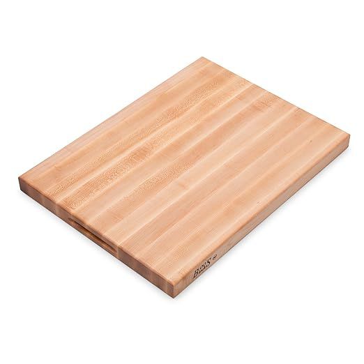 John Boos - R2418 Platinum Commercial Series Maple Wood Edge Grain Reversible Cutting Board, 24 I... | Amazon (US)