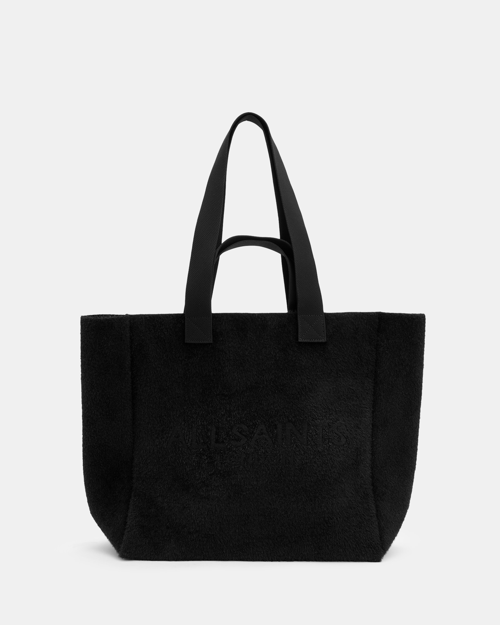 AllSaints Izzy Textured Logo Tote Bag | AllSaints US