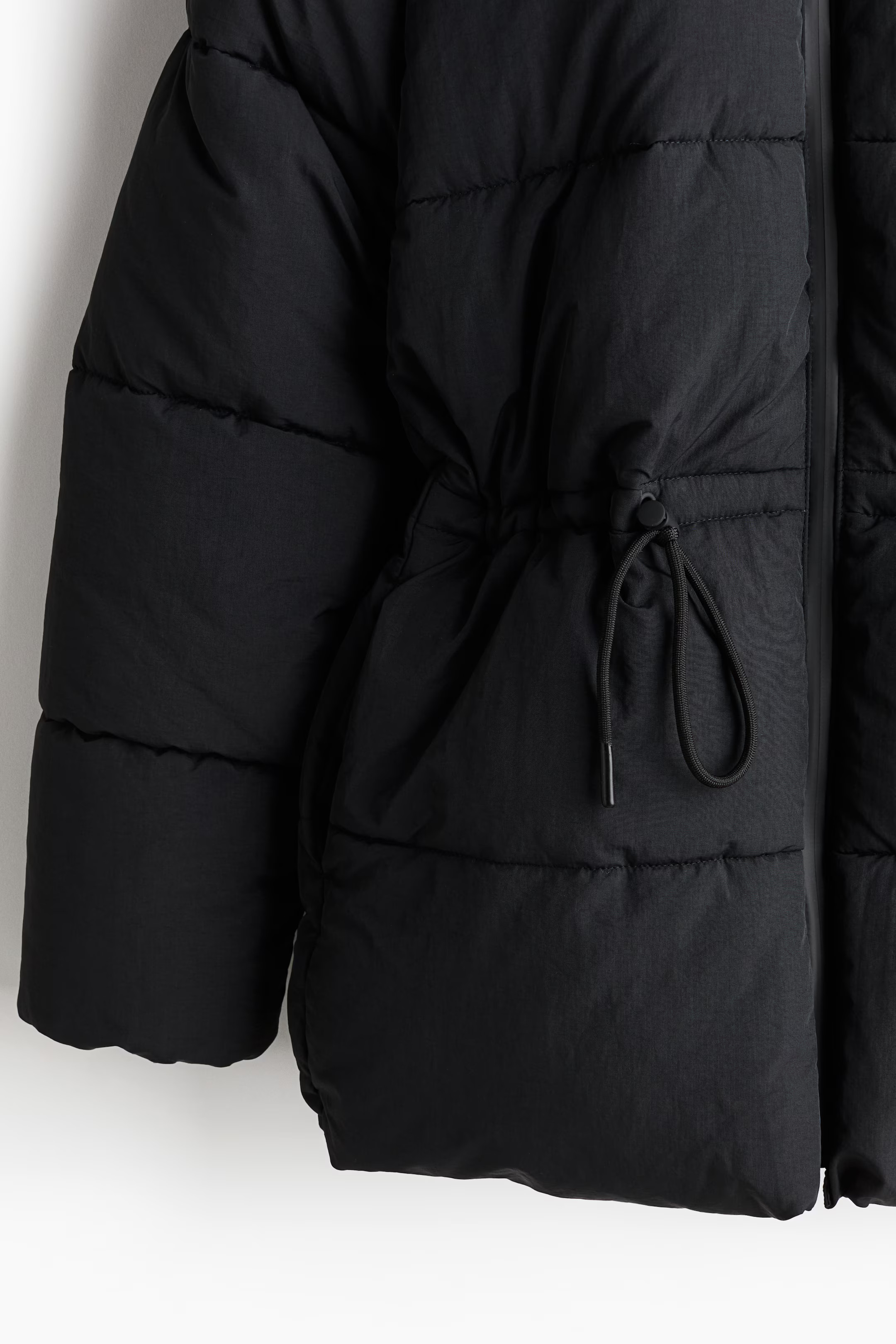 Oversized Drawstring-Waist Puffer Jacket | H&M (US + CA)