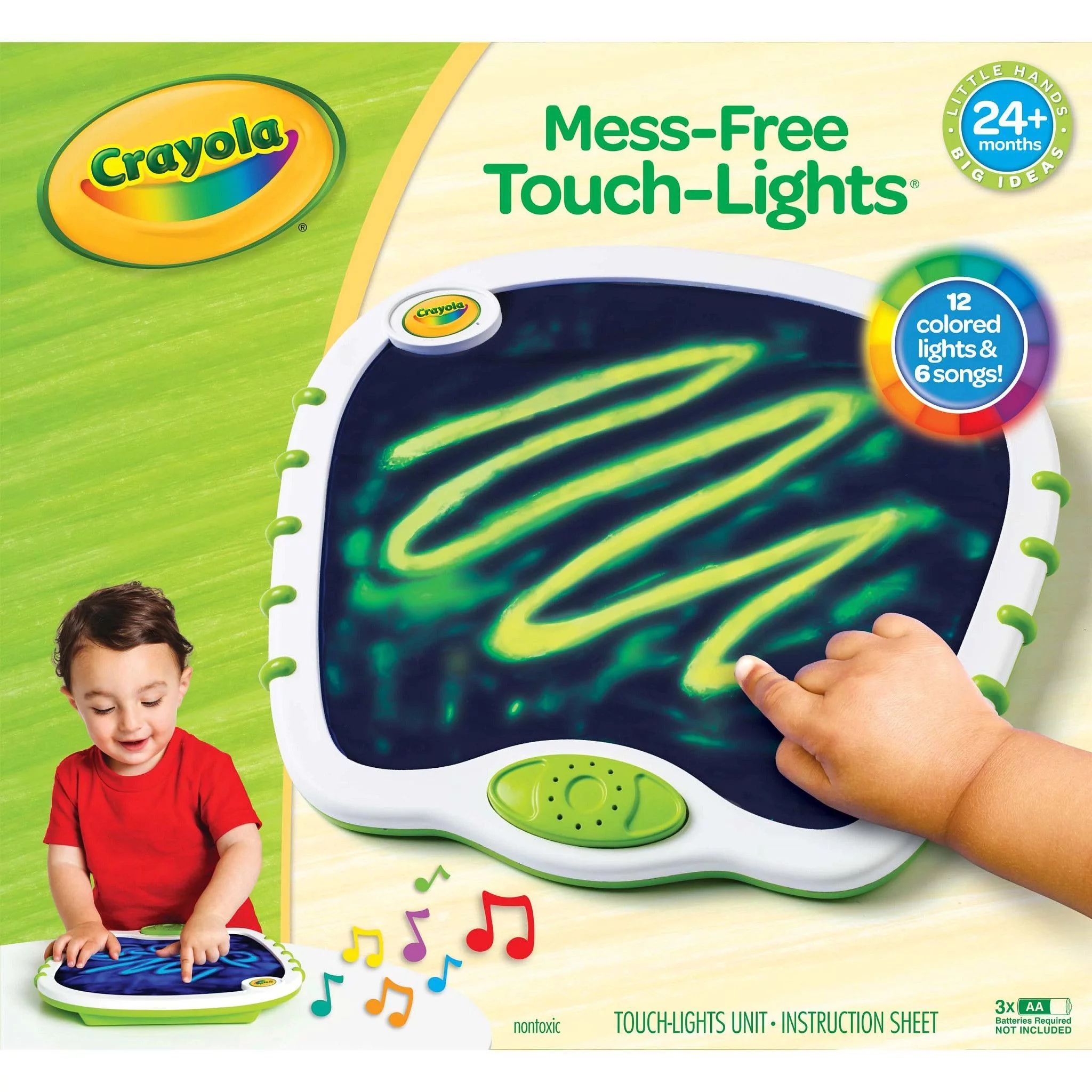 Crayola My First Touch Lights Art Kit, Musical Doodle Board, Light Up Toy, Holiday Toys for Toddl... | Walmart (US)