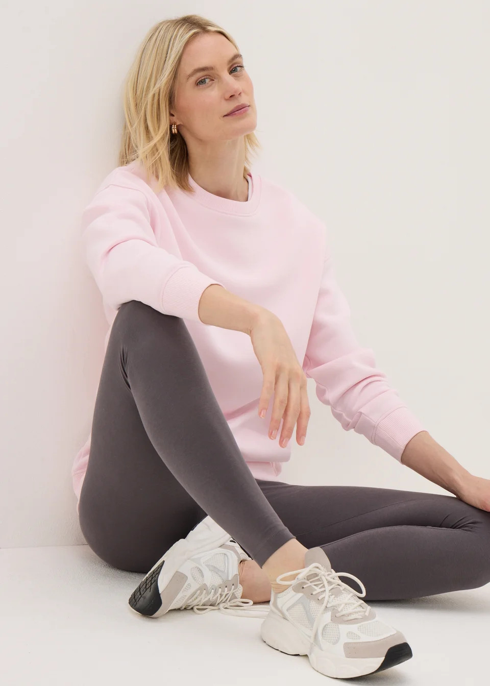 Pink Longline Sweatshirt | Matalan (UK)