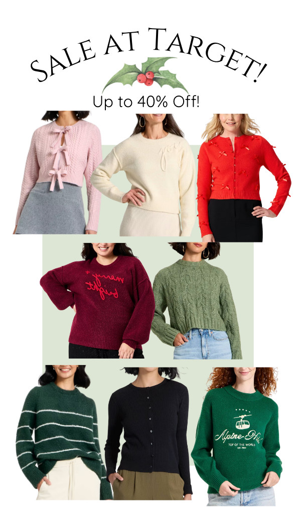 I'll take one of each please! Oops, I'm not meant to be shopping for me. It's so hard when Target is doing 40% off women's clothing!!!! 

 #LTKGiftGuide #LTKHoliday #LTKSaleAlert