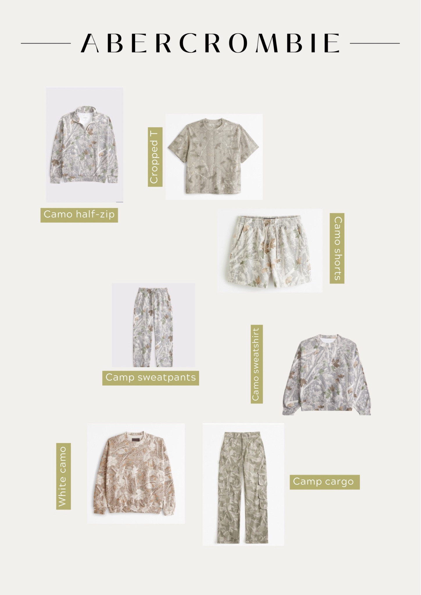 Abercrombie Camo 🦌

#LTKHoliday #LTKStyleTip #LTKSeasonal