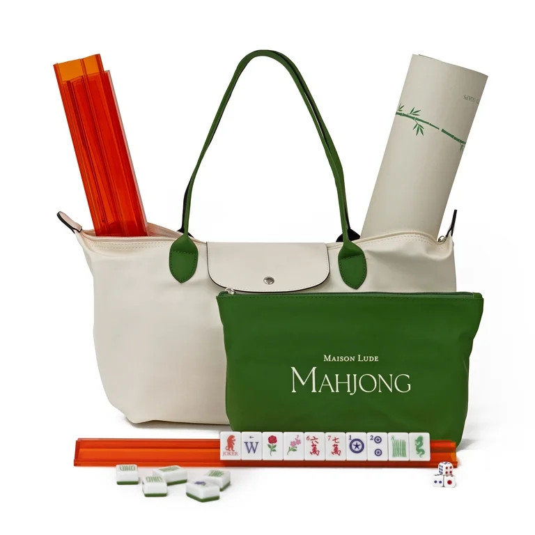 Maison Lude Limited Edition 160-Piece Mahjong Set with Wildlife Design - Walmart.com | Walmart (US)