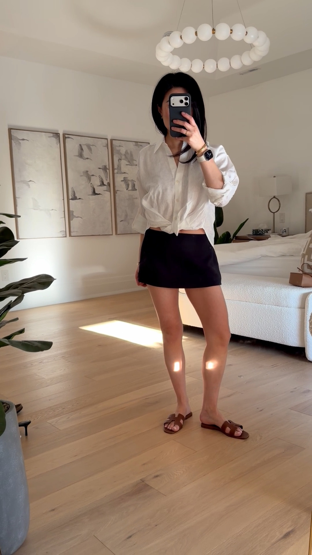 Refreshing my summer staples ☀️

Mini skirt, linen button up, relaxed button up, aritzia try on, Hermes Oran sandals, summer style, summer wardrobe, vacation outfit, summer ootd 

#LTKsummer #LTKmodest #LTKshoes