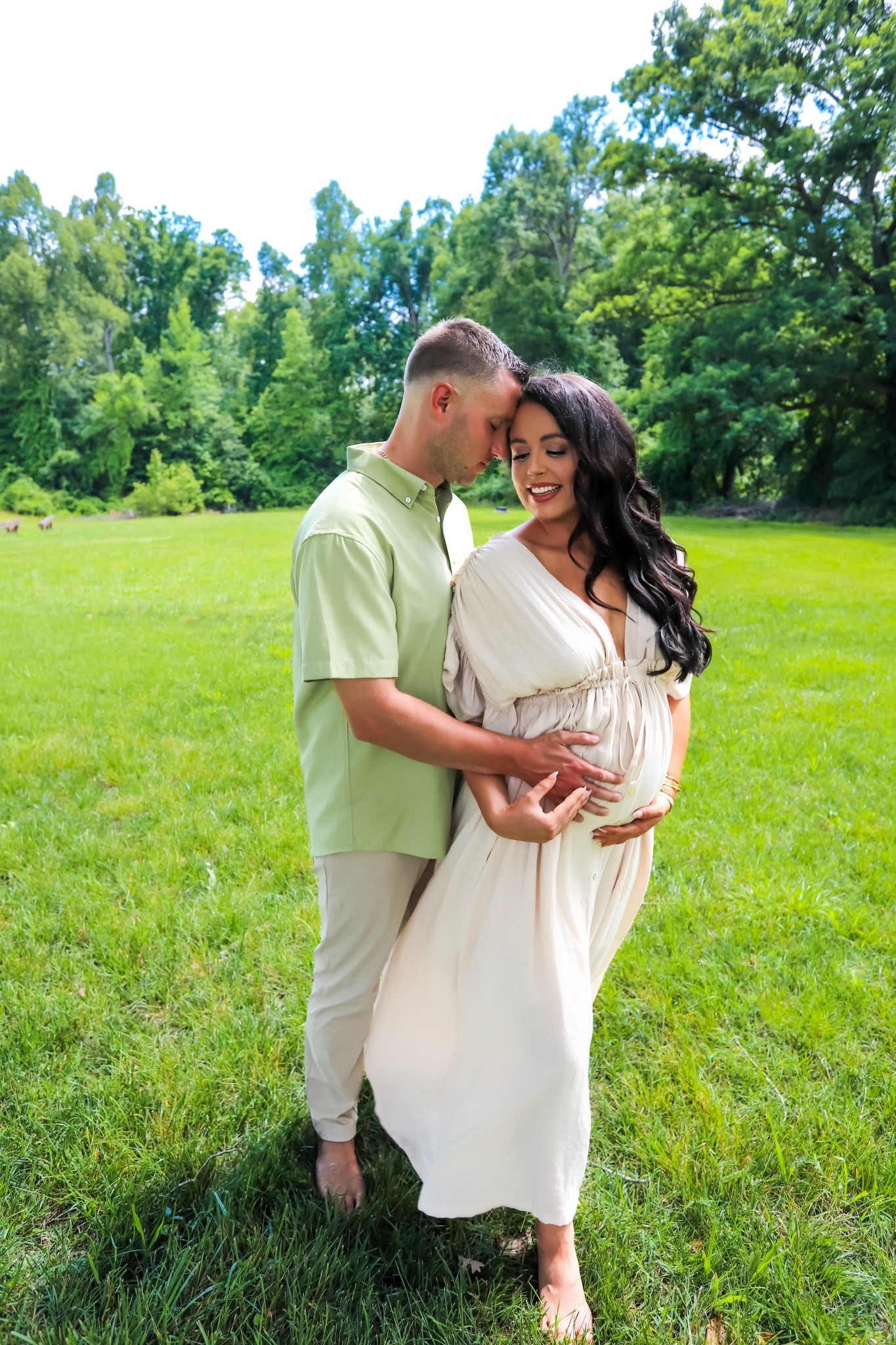 Under $33 Amazon flowy maxi dress (medium, 5+ colors, runs large), under $20 Amazon men’s short sleeve button up (large, 10+ colors) —perfect for a maternity shoot! #founditonamazon 

#LTKMens #LTKFindsUnder50 #LTKBump