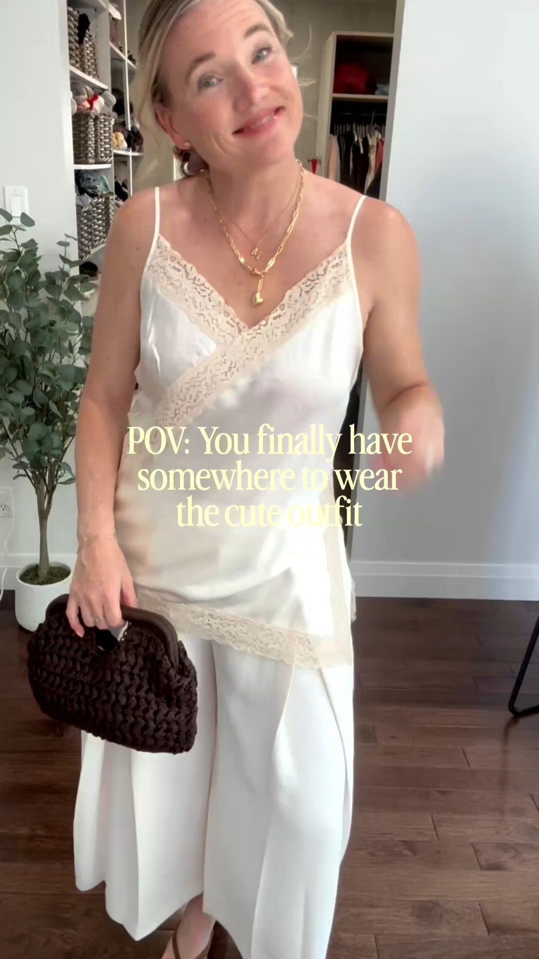 Evening out style 
M in my cami, 10 in my pants

#LTKsummer #LTKover50style