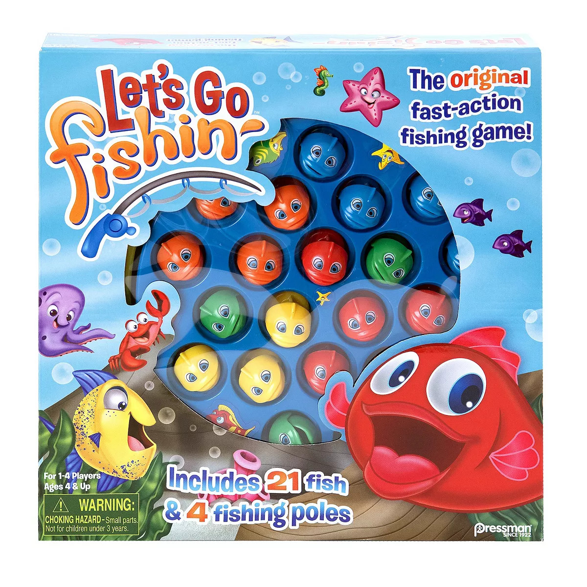 Pressman Let's Go Fishin' XL: Deep Sea Edition Kids Game | Kohl's