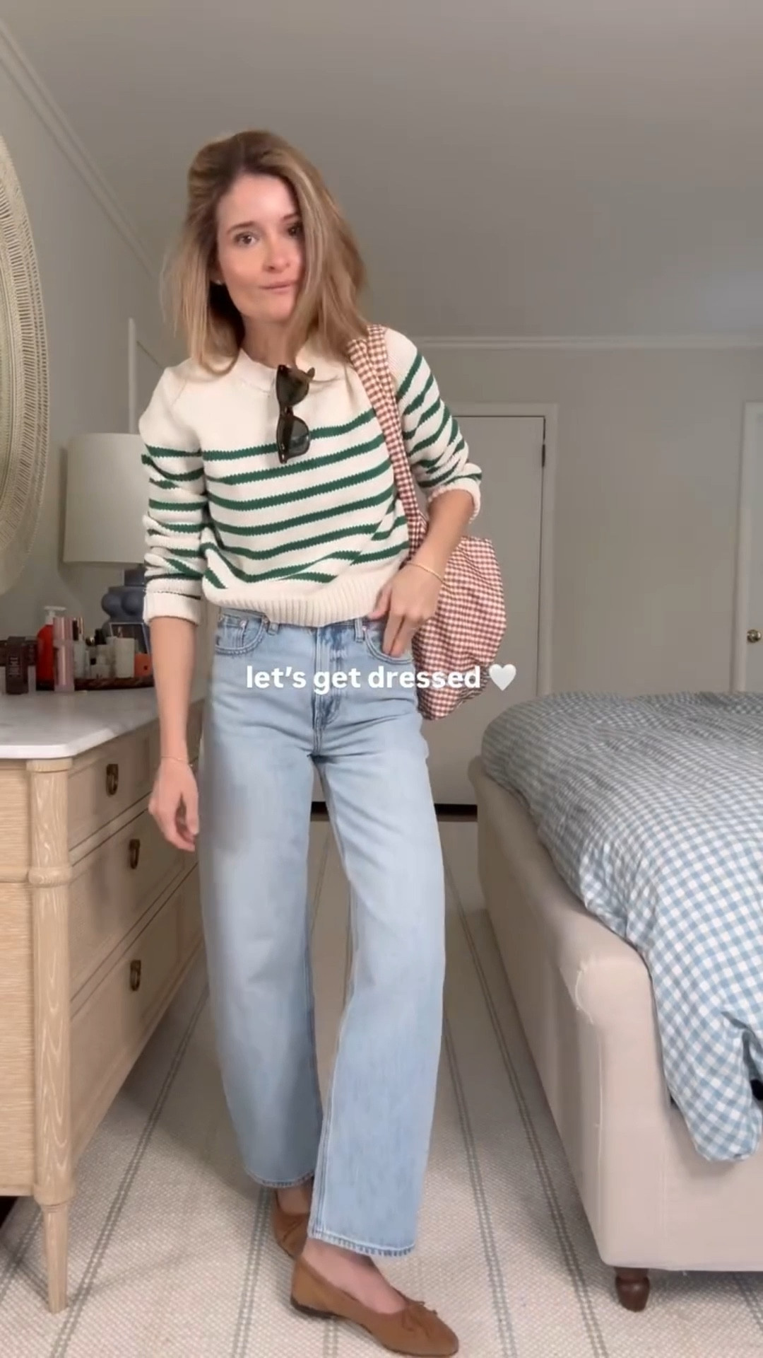 project add more color to my outfit 🌸🌿✨ I hope you are having a great week! 

These are my favorite barrel style in a new wash (I prefer the fit & style over my much more expensive designer pair) and we all need this fun sweater in our wardrobe for spring!! 

Also adding a NEW @J.Crew alt for this sweater that I love


Sizing: Sweater: Small (I would size up 1  if you are looking for an oversized look as this is very cropped)  Jeans: 25 (true size) Shoes: 37 (true size)

❤️ Follow if you’re looking for easy everyday outfit inspiration! 

#outfitinspo #outfitoftheday #outfitideas #springoutfitideas #everydaystyle

#LTKSeasonal #LTKootd #LTKgrwm